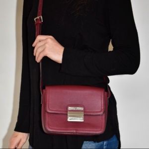 Maroon Crossbody Purse